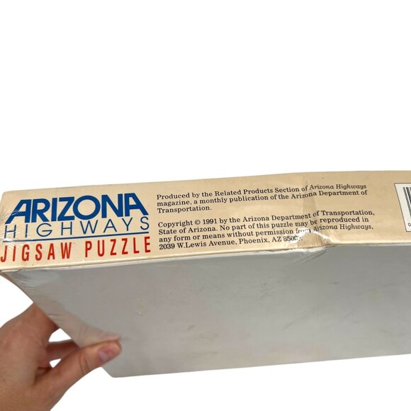 Arizona Highways Jigsaw Puzzle Bil Keane Map 550 Pieces 18x24 Inches 1991 NIB - Picture 4 of 13